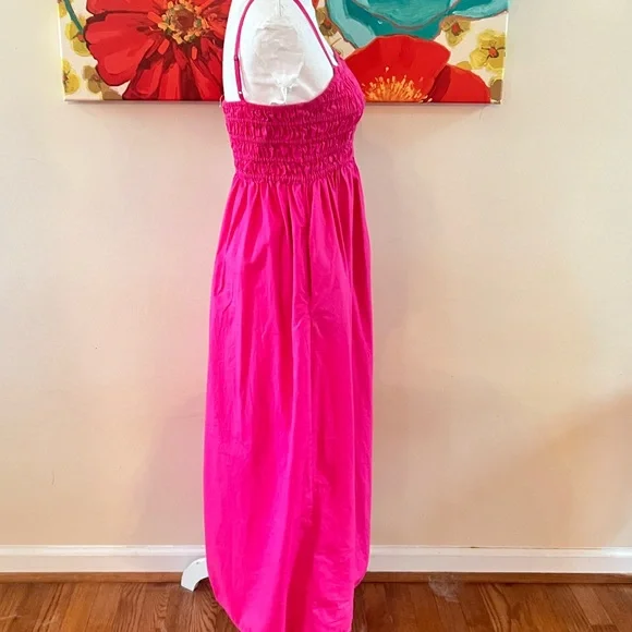 gap 𖤓 hot pink maxi dress. - Picture 4 of 7